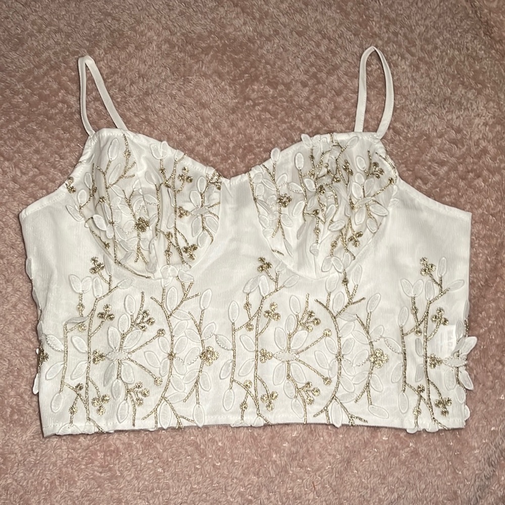 SHEIN floral corset | never worn |